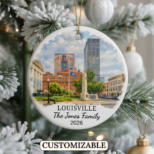 Cerámica Adorno Personalizado de Louisville, Kentucky Perso