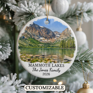 Cerámica Adorno Personalizado de Mammoth Lakes, California