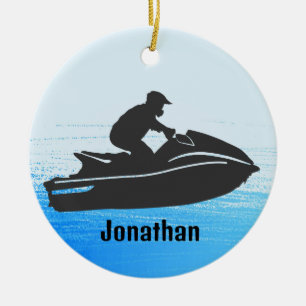 Cerámica Adorno Personalizado de Moto de Agua