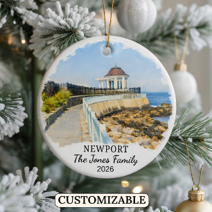 Cerámica Adorno personalizado de Newport, Rhode Island pers