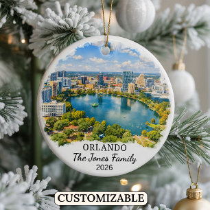 Cerámica Adorno Personalizado de Orlando, Florida Personali