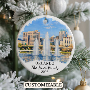 Cerámica Adorno Personalizado de Orlando, Florida Personali