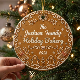 Cerámica Adorno personalizado de pan de jengibre para panad