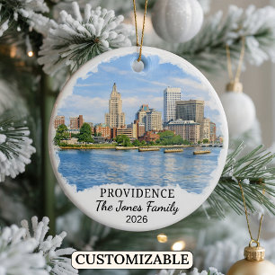Cerámica Adorno Personalizado de Providence, Rhode Island