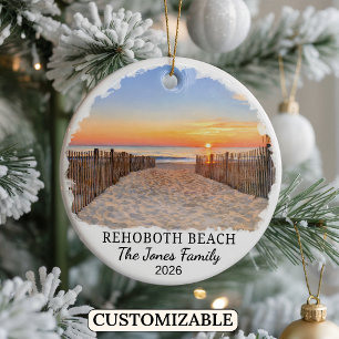 Cerámica Adorno personalizado de Rehoboth Beach, Delaware