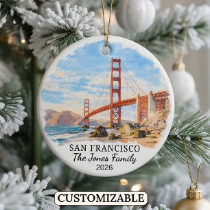 Cerámica Adorno Personalizado de San Francisco, California
