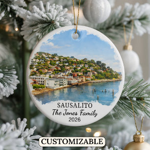 Cerámica Adorno Personalizado de Sausalito, California Pers