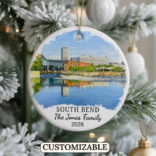Cerámica Adorno personalizado de South Bend, Indiana person