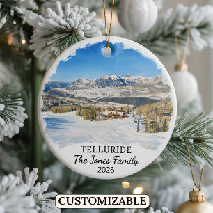 Cerámica Adorno Personalizado de Telluride, Colorado Person
