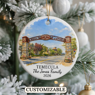 Cerámica Adorno Personalizado de Temecula, California Perso