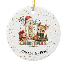 Adorno personalizado para la primera Navidad de la