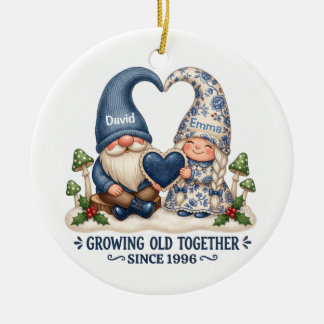 Cerámica Adorno personalizado para recuerdo de pareja de gn