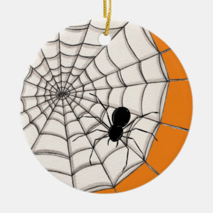 Cerámica Arañas y adorno cerámico de Halloween en la web