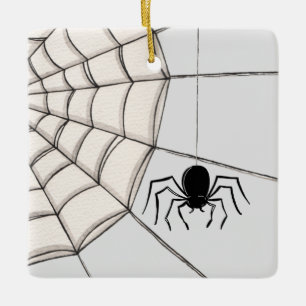 Cerámica Arañas y adorno cerámico de Halloween en la web