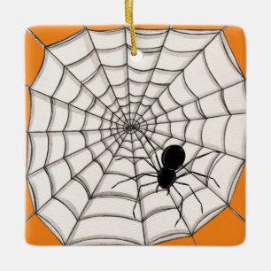 Cerámica Arañas y adorno cerámico de Halloween en la web