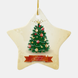 Cerámica Árbol de Navidad, adorno