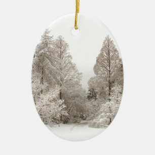 Cerámica Árboles de Invierno Adorno Personalizado Decoració