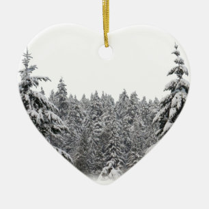 Cerámica Árboles de Invierno Adorno Personalizado Decoració