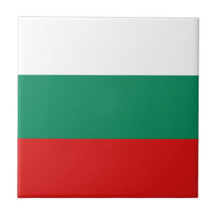 Cerámica Azulejo Cerámico Bandera de Bulgaria