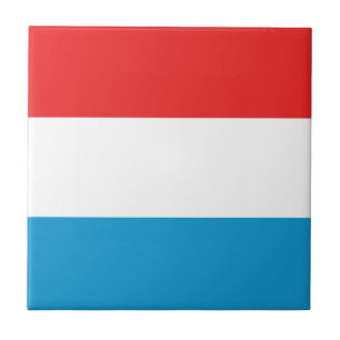 Cerámica Azulejo Cerámico Bandera de Luxemburgo