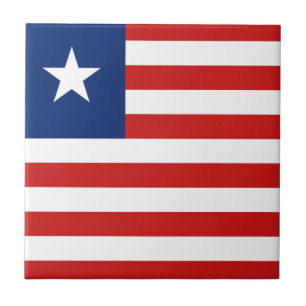 Cerámica Azulejo Cerámico de la Bandera de Liberia