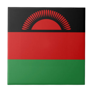 Cerámica Azulejo Cerámico de la Bandera de Malawi