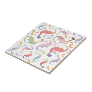 Cerámica Azulejo de dinosaurio para niños adorable