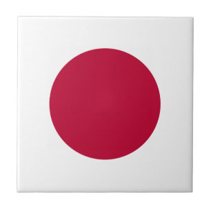 Cerámica Azulejo de la bandera de Japón