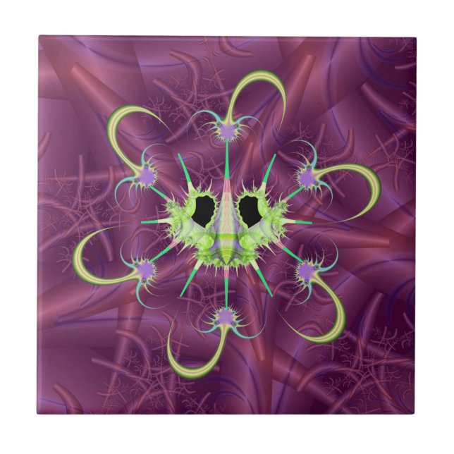 Cerámica Azulejo de Orungo Bug y Antivirus (Frente)