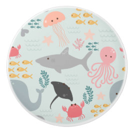 Cerámica Bajo El Patrono De Los Amigos Del Mar El Pomo De C