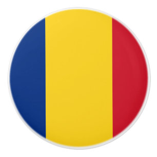 Cerámica Bandera del pomo cerámico de Rumania