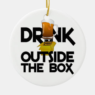 Cerámica Beber fuera del adorno de la caja