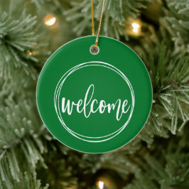 Cerámica Bienvenido - Adorno de Navidad