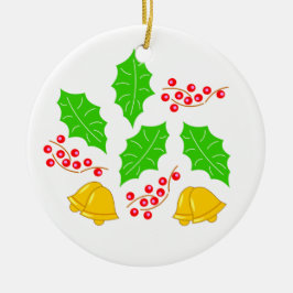 Cerámica Ceremonia de Cerezo de Navidad Adorno Ceramic Orna