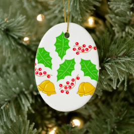 Cerámica Ceremonia de Cerezo de Navidad Adorno Ceramic Orna