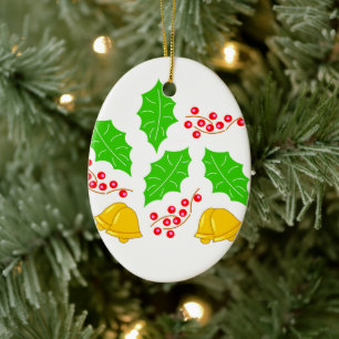 Cerámica Ceremonia de Cerezo de Navidad Adorno Ceramic Orna