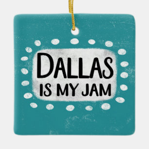 Cerámica Dallas es mi adorno de mermelada