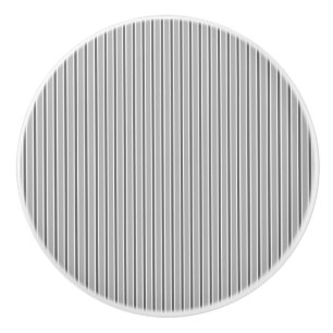 Cerámica Diseño de banda gris monocroma - Pomo de cajón