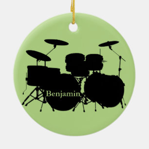 Cerámica Diseño de batería de batería de baterista Adorno