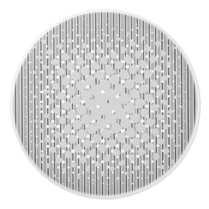Cerámica Diseño de densidad gris monocromo - Pomo de cajón