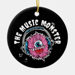Cerámica El Adorno Personalizado El Monstruo de la Música