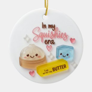 Cerámica En Mi Era Squishies Adorno de Comida Kawaii 3D