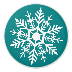 Cerámica Estrella de nieve - Pomo de cajón