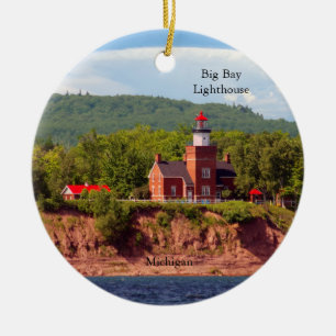 Cerámica Faro de Big Bay de adorno de agua