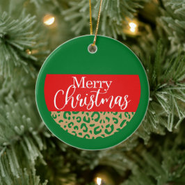 Cerámica Feliz Navidad - Adorno de Navidad