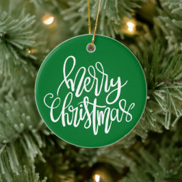 Cerámica Feliz Navidad - Adorno de Navidad