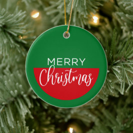 Cerámica Feliz Navidad - Adorno de Navidad