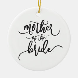 Cerámica Madre de la Novia Bodas Caligrafía | Adorno