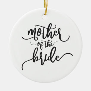Cerámica Madre de la Novia Bodas Caligrafía   Adorno