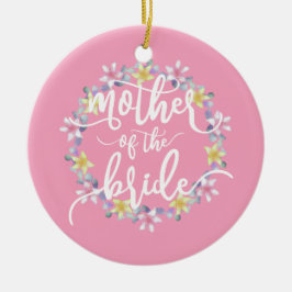 Cerámica Madre de la Novia Caligrafía de Boda | Adorno